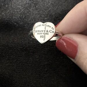 Tiffany & Co. Silver Heart Ring